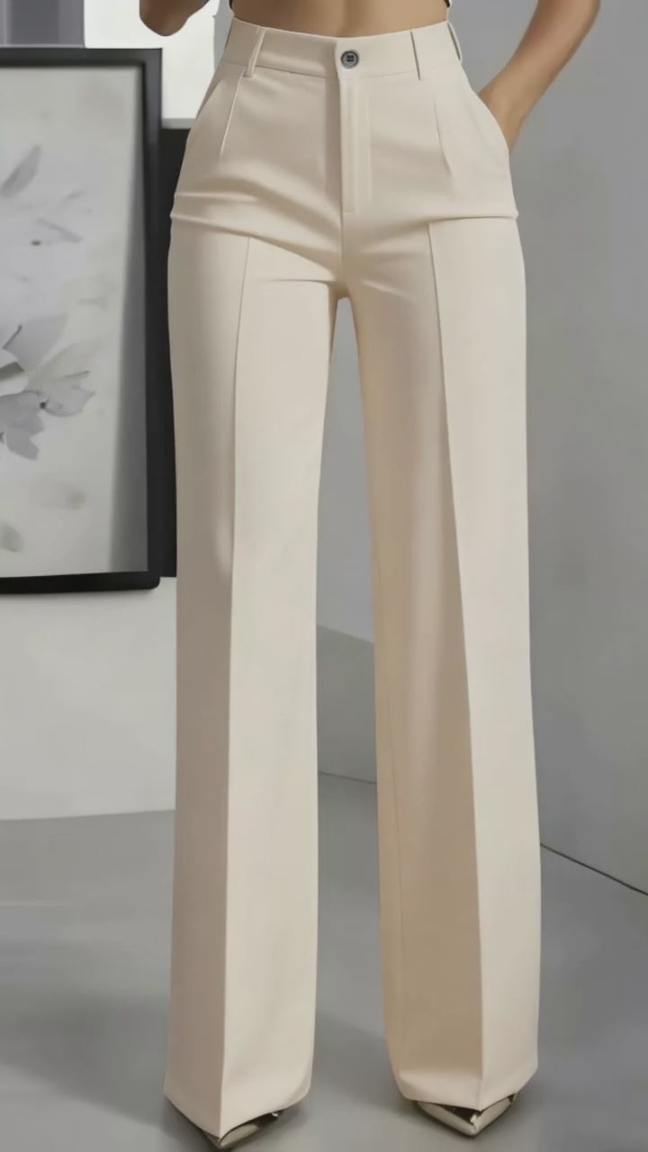 Pantalon Large Taille Haute