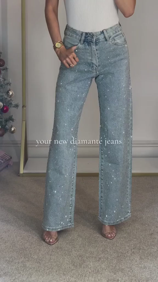 Jean Strass Wide Leg