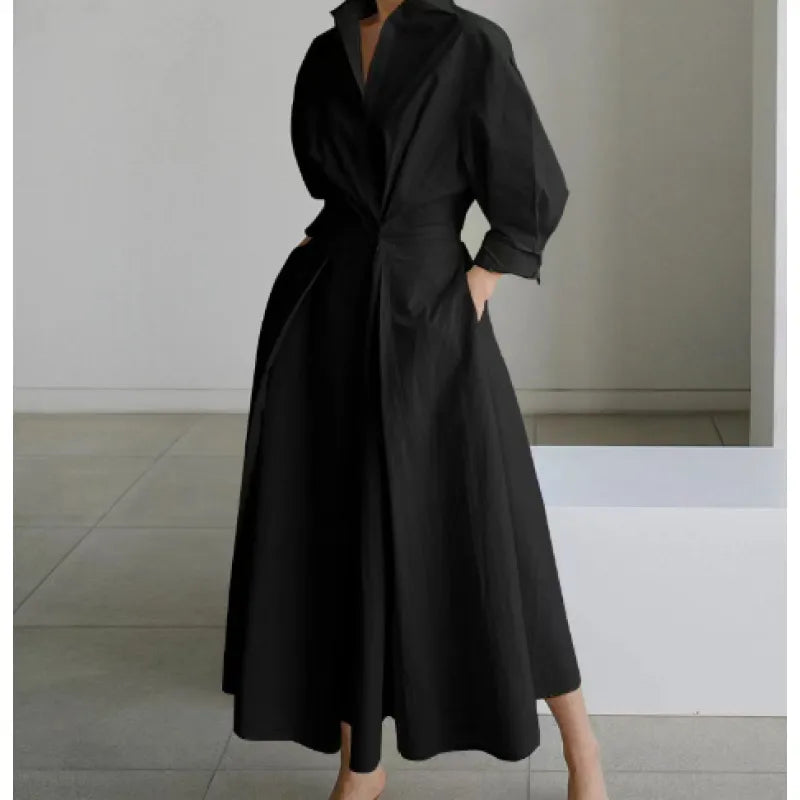 Robe Pois Fluide – Élégance Intemporelle