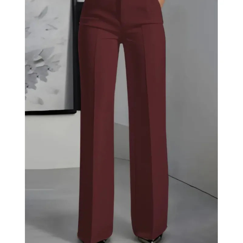 Pantalon Large Taille Haute