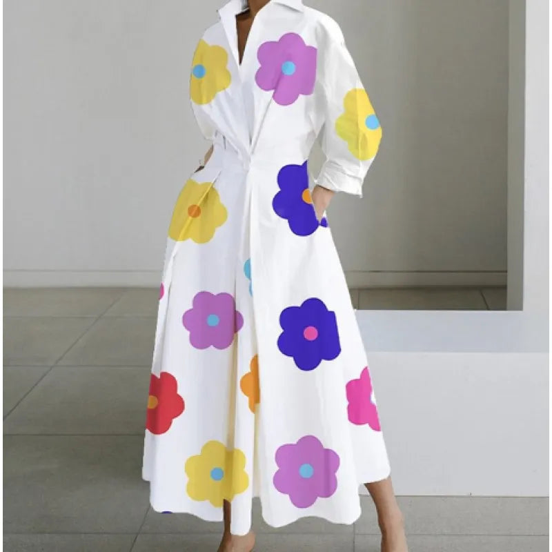 Robe Pois Fluide – Élégance Intemporelle