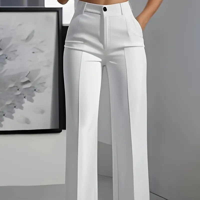 Pantalon Large Taille Haute