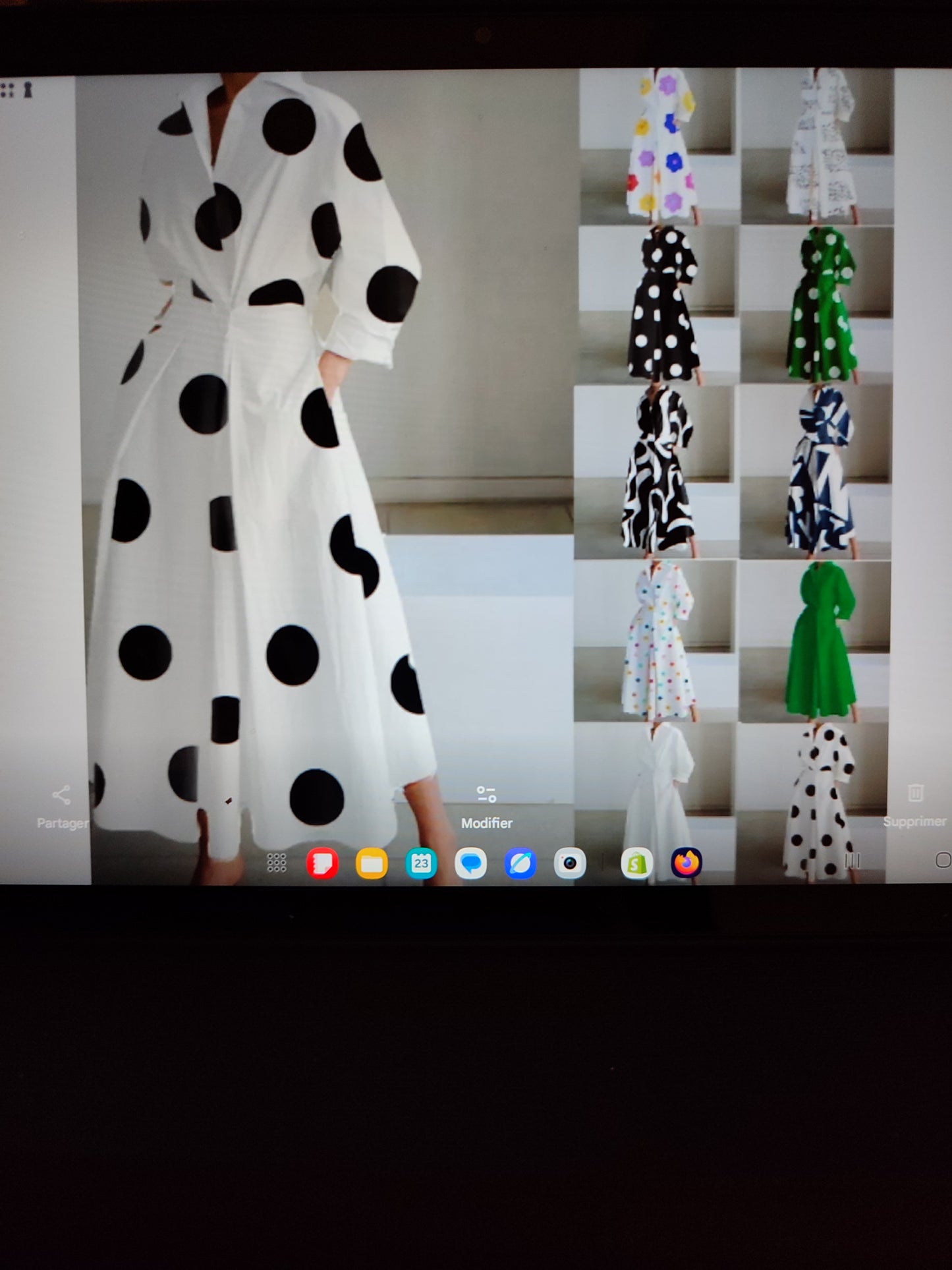 Robe Pois Fluide – Élégance Intemporelle